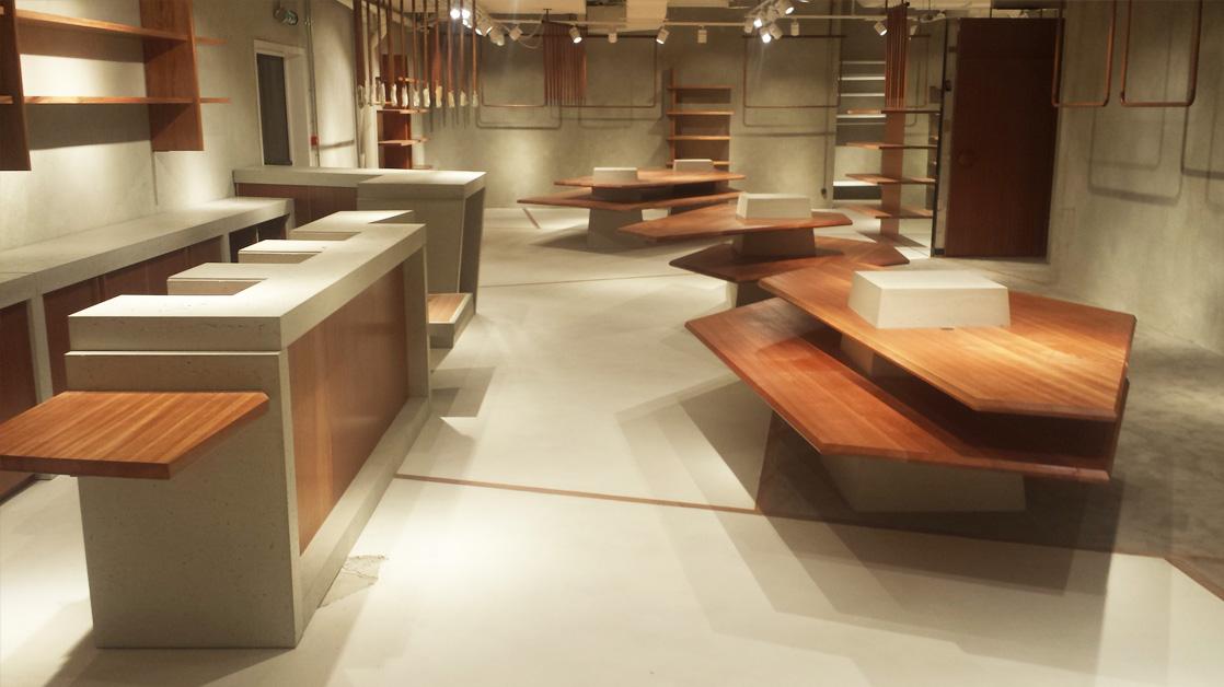 Réalisation mobilier boutique Paris