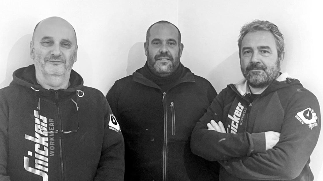 De gauche à droite : Christophe Trouvat, Anthony Girard, Jérôme Pasquier, les trois adhérents d'AG Confort.