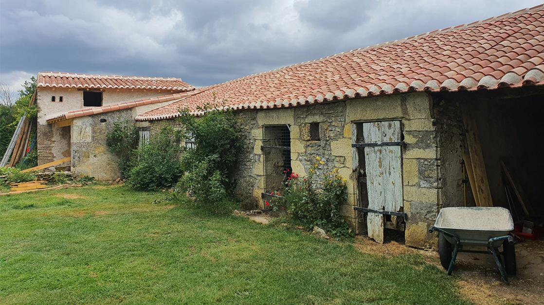 Une nouvelle toiture pour une résidence