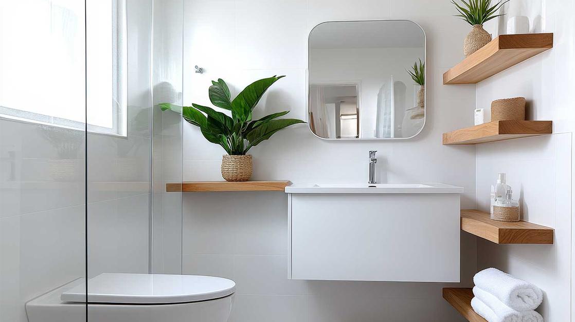 Aménagement d'une salle d'eau épurée