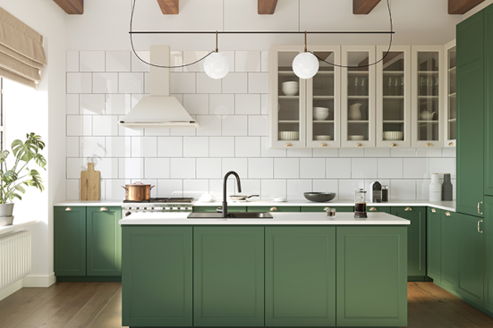 cuisine moderne verte