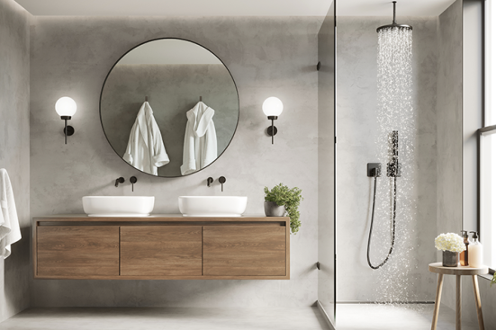 salle de bain renovée