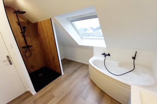 Rénovation complète d'une salle de bain à Brest