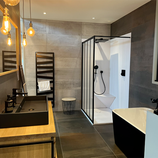 aménagement salle de bain douche italienne