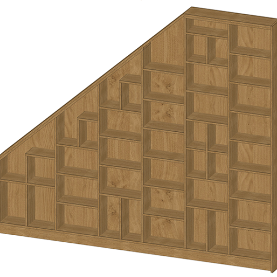 plan 3D chêne
