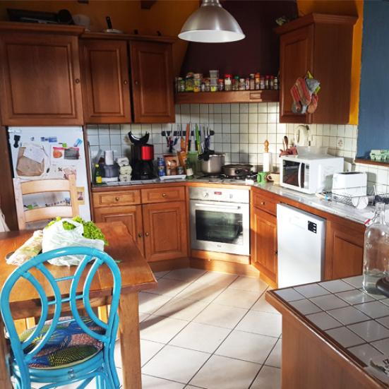 Avant travaux de la rénovation d'une cuisine