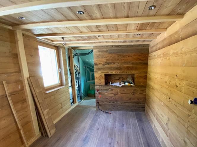 Rénovation d'un chalet dans Les Vosges