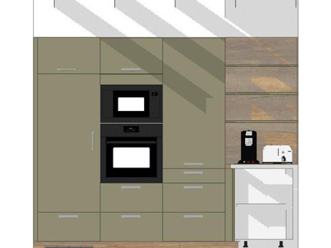 Plan 3D projet de rénovation cuisine en Corrèze Plan 3D projet de rénovation cuisine en Corrèze