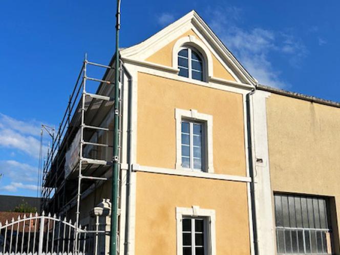 Restauration d’une façade dans le (72)
