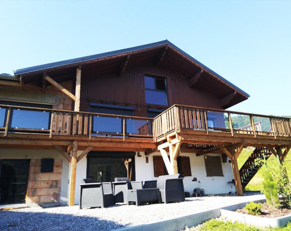 Rénovation extérieure d'un chalet en Alsace