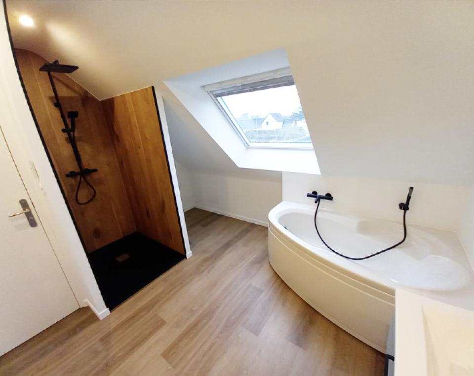 Rénovation complète d'une salle de bain à Brest