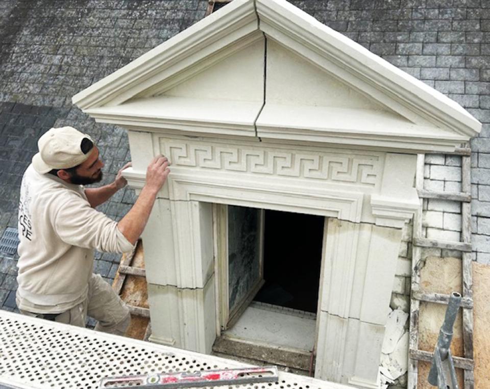 Restauration d'une lucarne