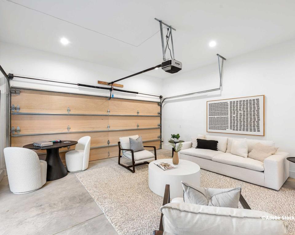Aménagement d'un garage en salon